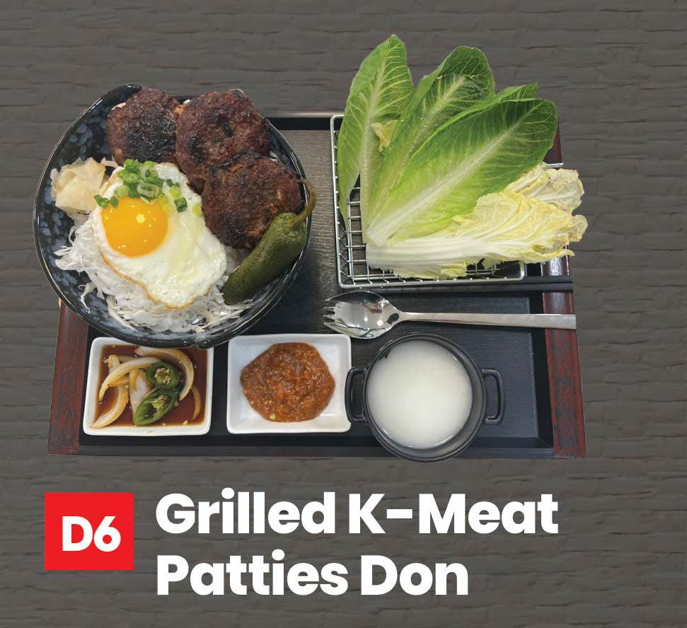Grilled K-Meat Patties Don